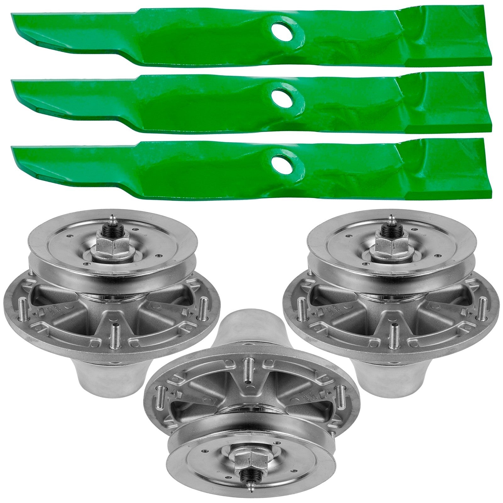 Deck Spindle and Blade Replacement for John Deere X700 X720 X724 X728 (60") (2015–2018)