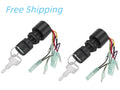 2X Boat Ignition Key Switch for Mercury Outboard Control Box (87-17009A2)