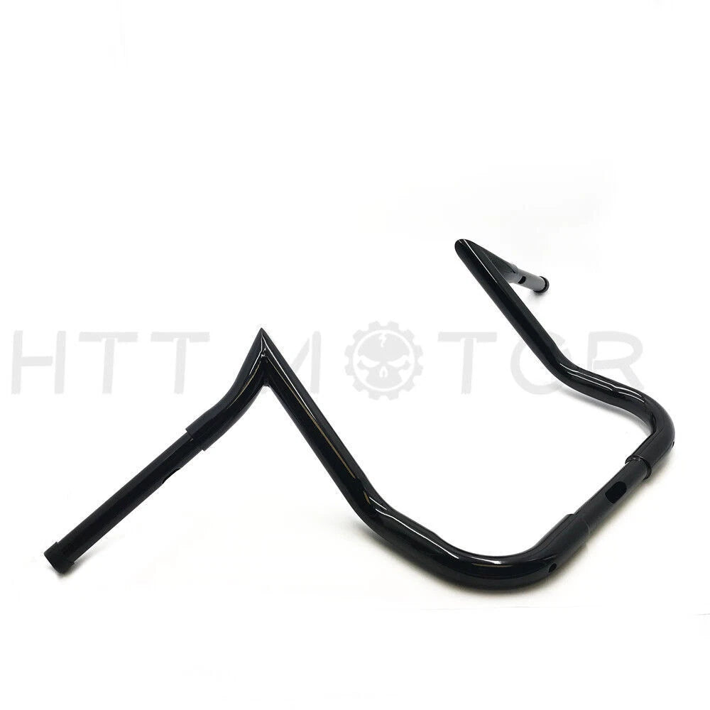 16" Handlebar for Harley Touring (1986–2017) w/Batwing Fairing Black