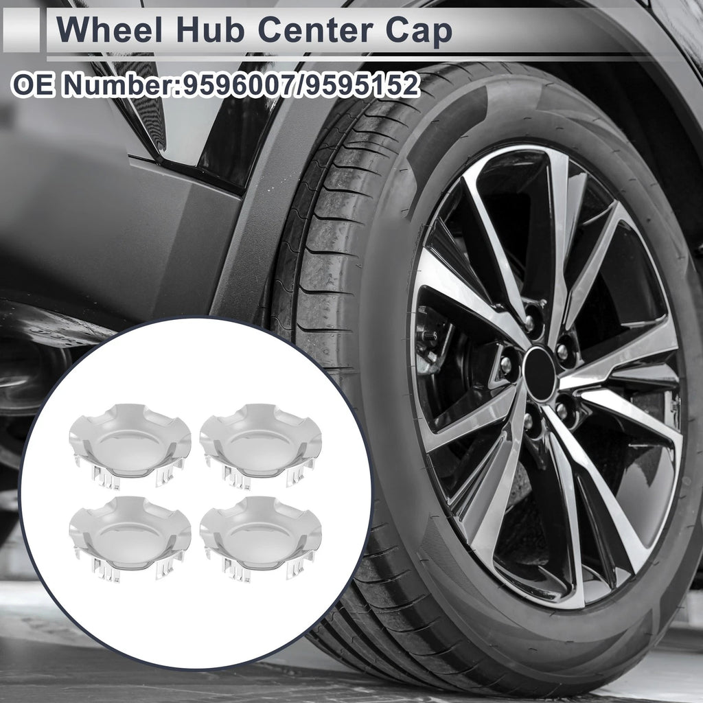 Wheel Hub Center Cap Silver Tone for Chevrolet Silverado 1500 (2007–2013)