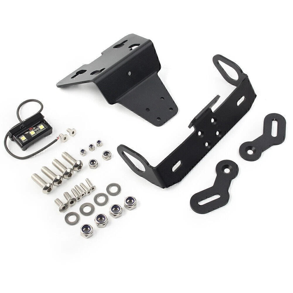 Fender Eliminator License Plate with LED Light for Yamaha XJ6N/XJ6 Diversion (2009–2016)