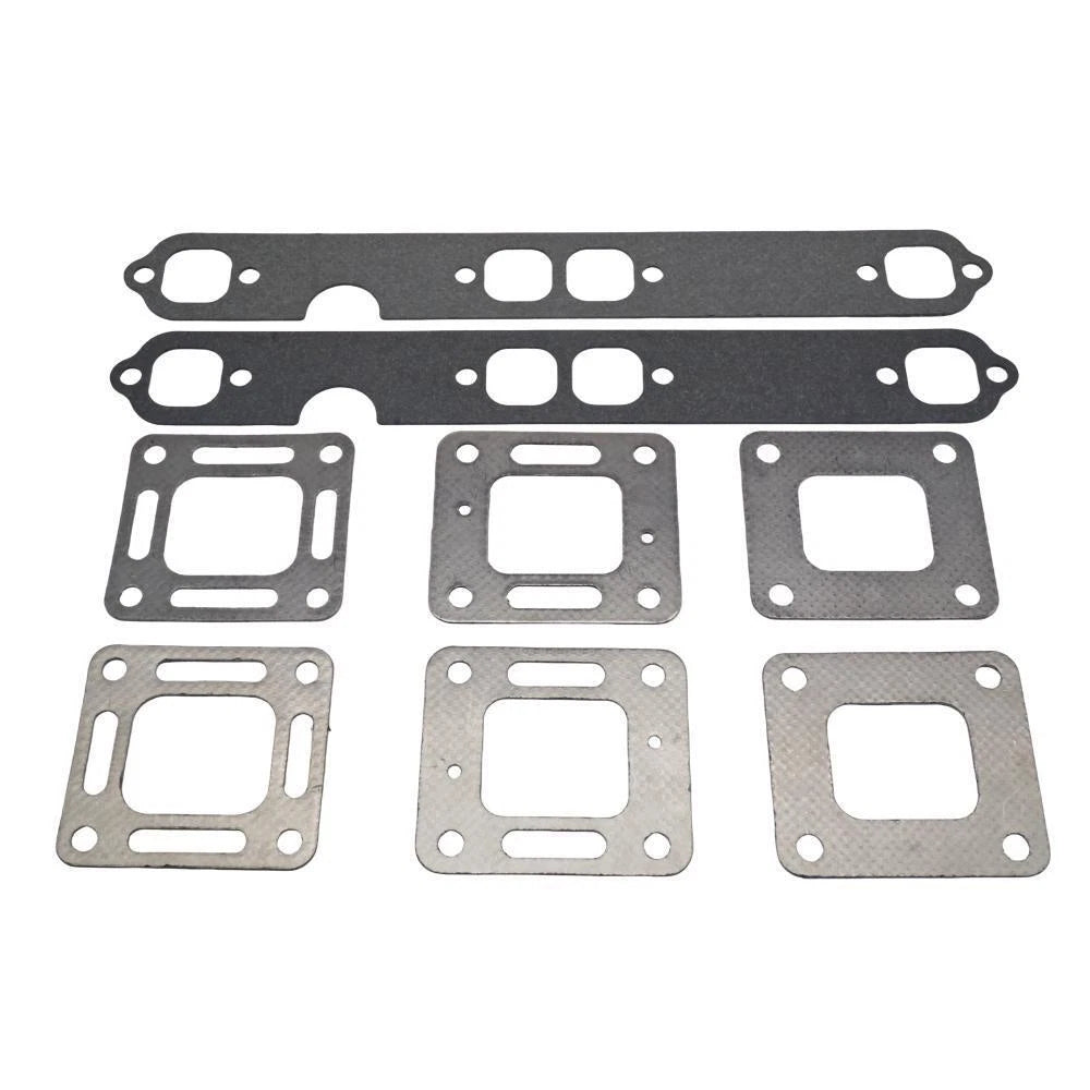 Exhaust Manifold Kit with Gasket & Water Shutter for Mercruiser 200-320 V8 (2000–2023)