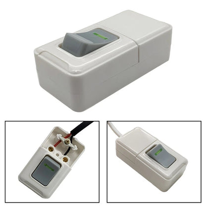 Push Button Switch for LED Lighting Fixtures (6.8x3.5x2.2cm)