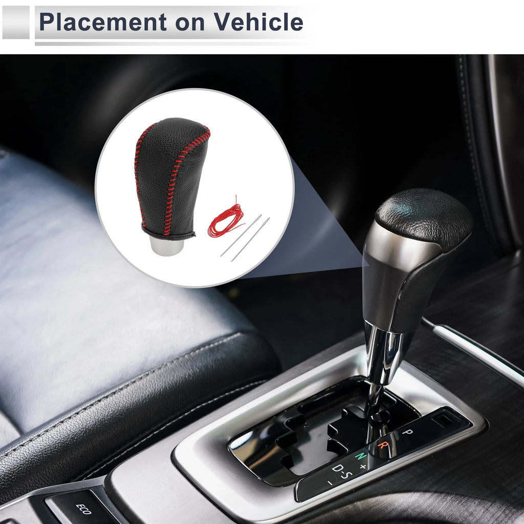 Gear Shift Knob Cover Pebbled Black for Toyota Corolla (2009–2013)