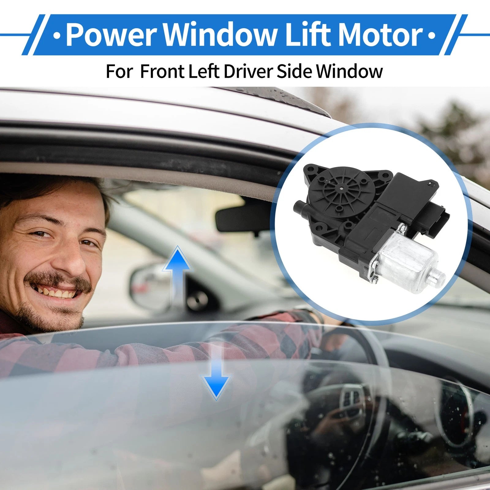 Power Window Regulator Lift Motor for Hyundai Tucson (2016–2021)