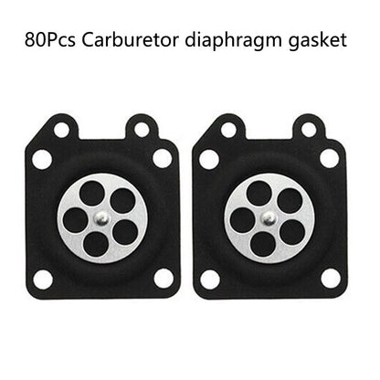 80Pcs Carburetor Diaphragm for Walbro 95-526, 95-526-9, 95-526-9-8