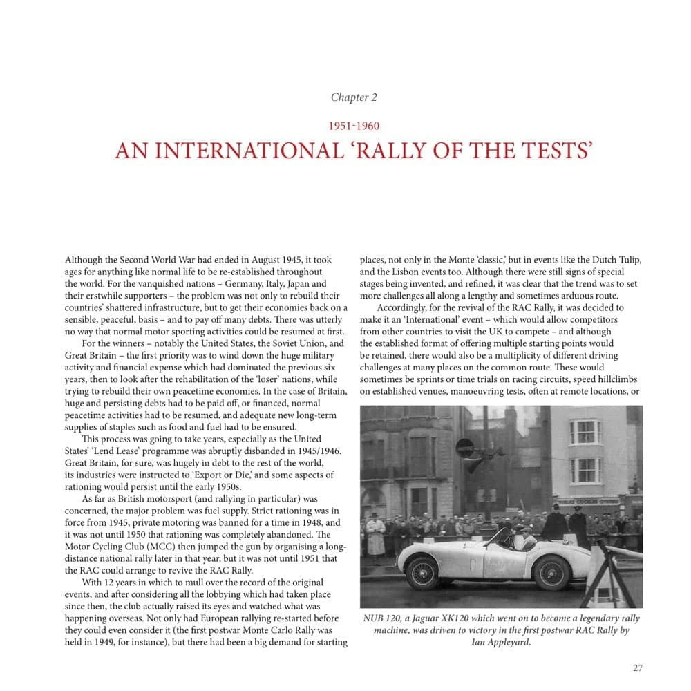 The Great British Rally RAC Book