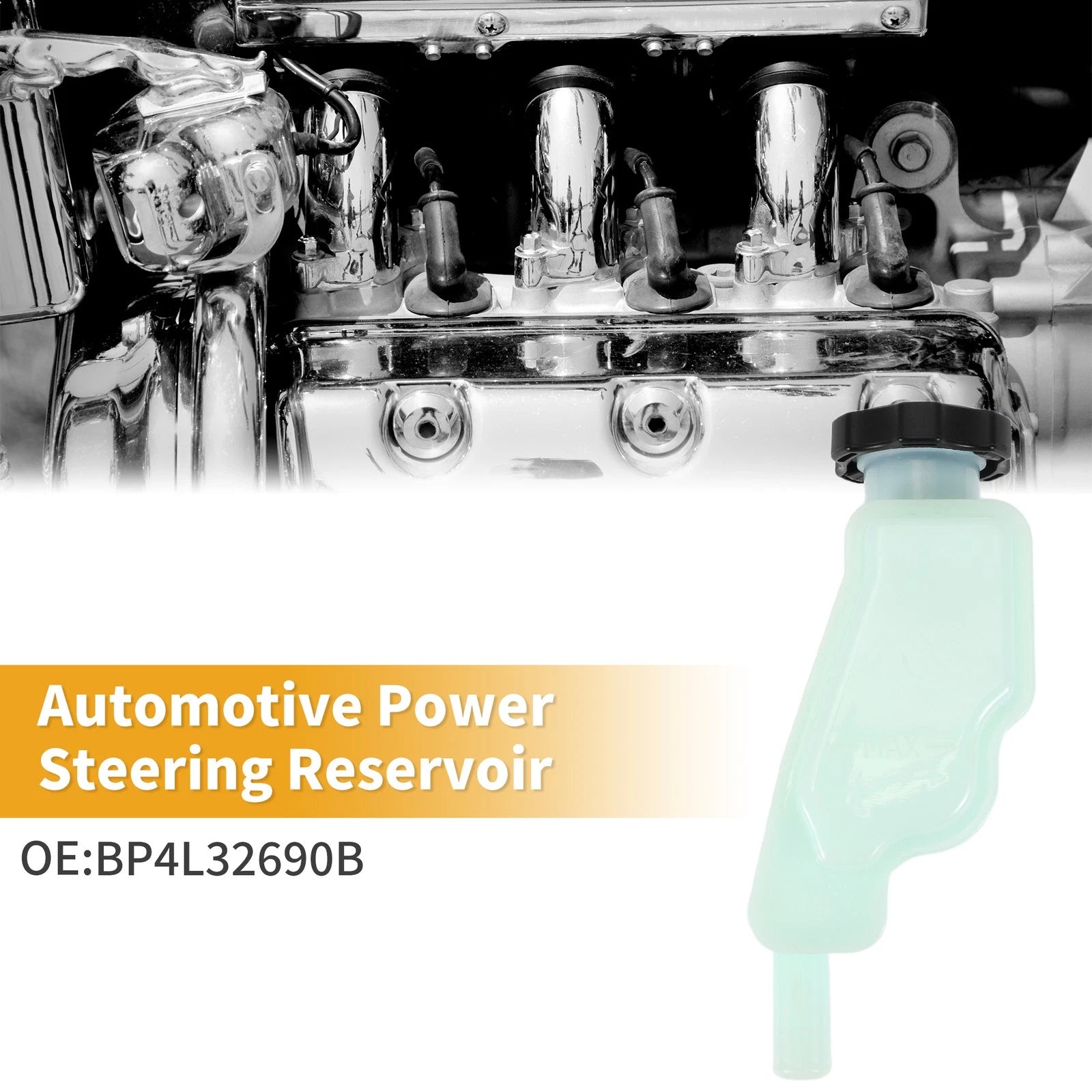 Power Steering Reservoir for Mazda 3 2004–2009 Plastic Replacement