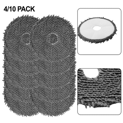 Set of 4 Microfiber Mop Cloths for 3i P10 Ultra Robot Vacuum