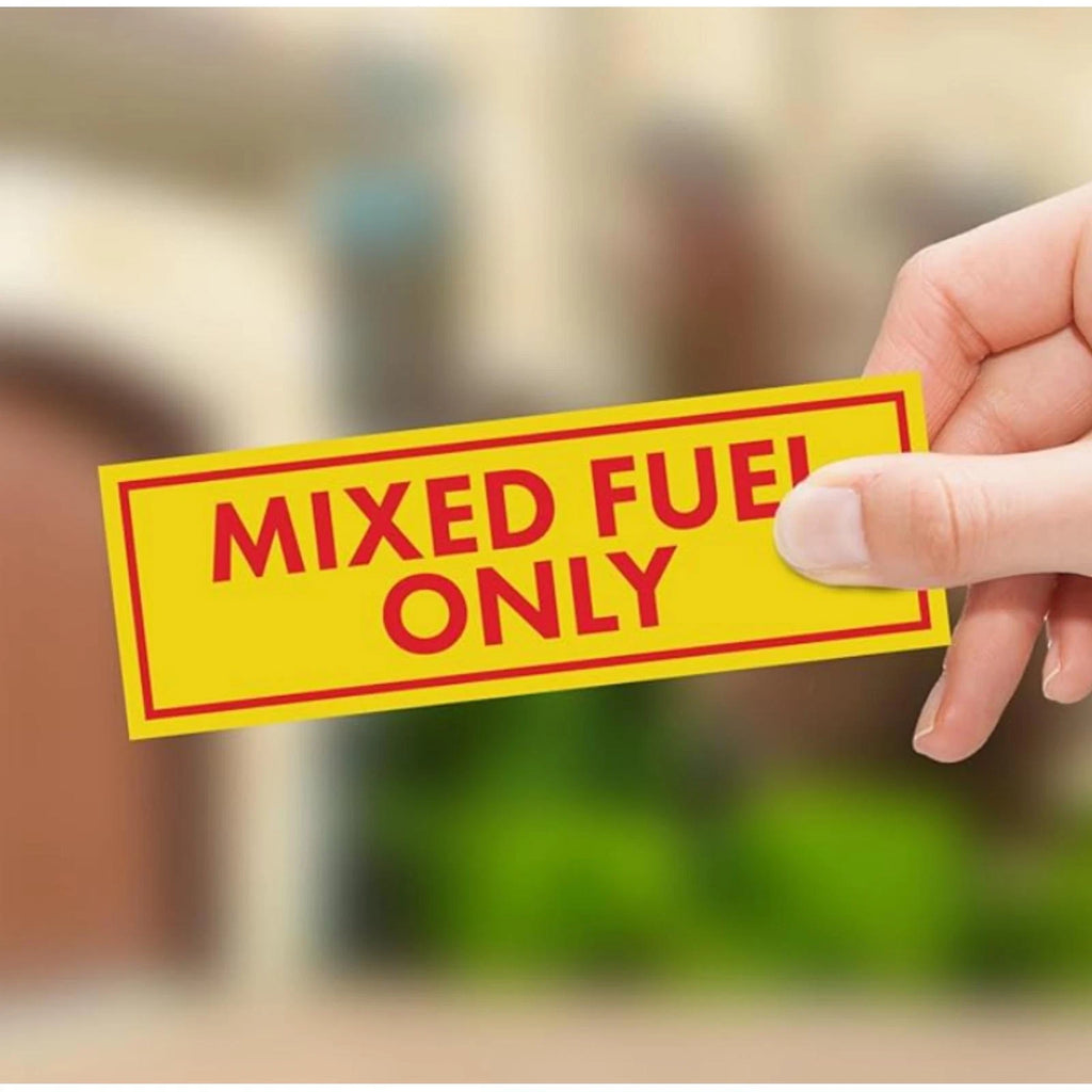 Mixed Fuel Only Stickers for Gas Oil Mixture Can Labels