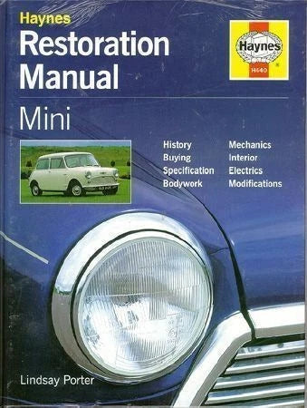Diy Mini Car Restoration Manual Book