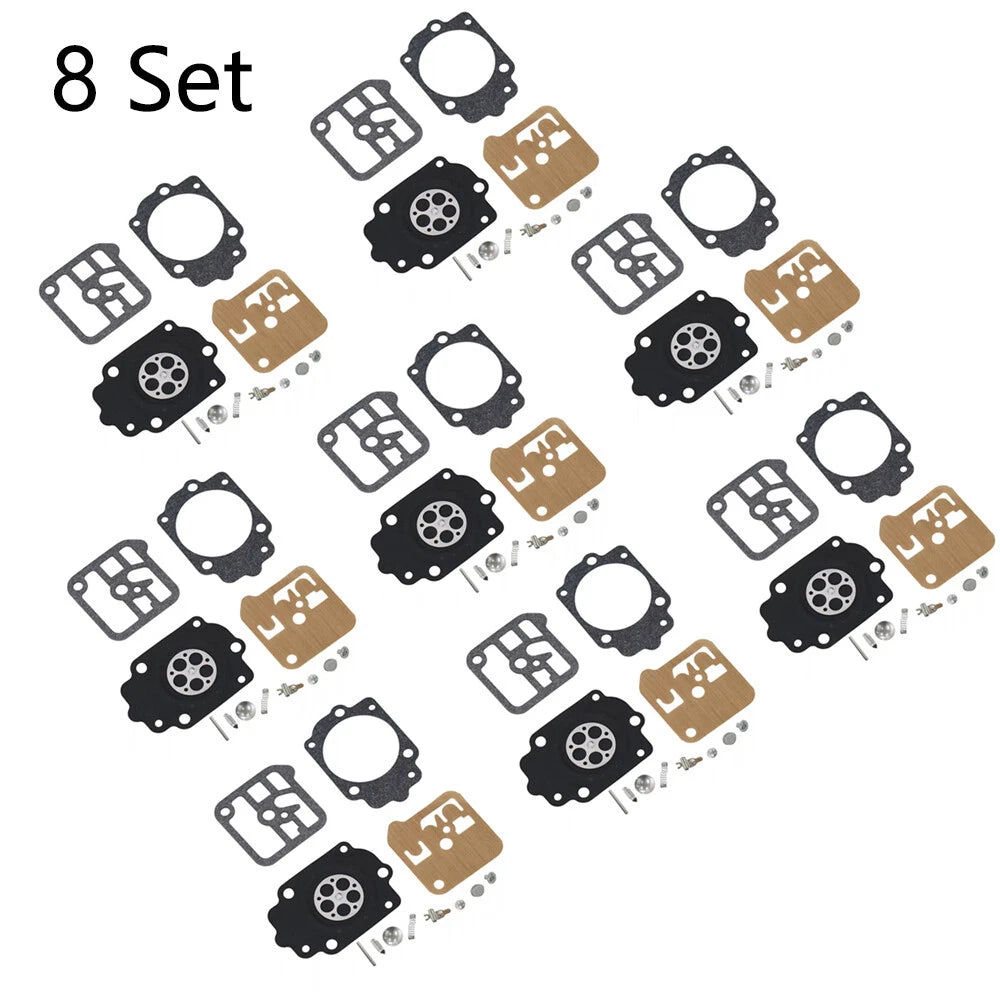 Set of 8 Carburetor Diaphragm Repair Kit for Tillotson RK-1HE Stihl 038