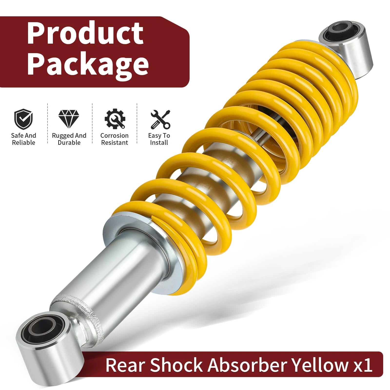 2X Rear Shock Absorber for Yamaha Blaster YFS200 (1988–2006) 2XJ-22210-20-36