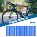 36 Pcs Bike Reflector Outer Reflective Set for Bicycle (Blue) (ABS) (2019–2025)