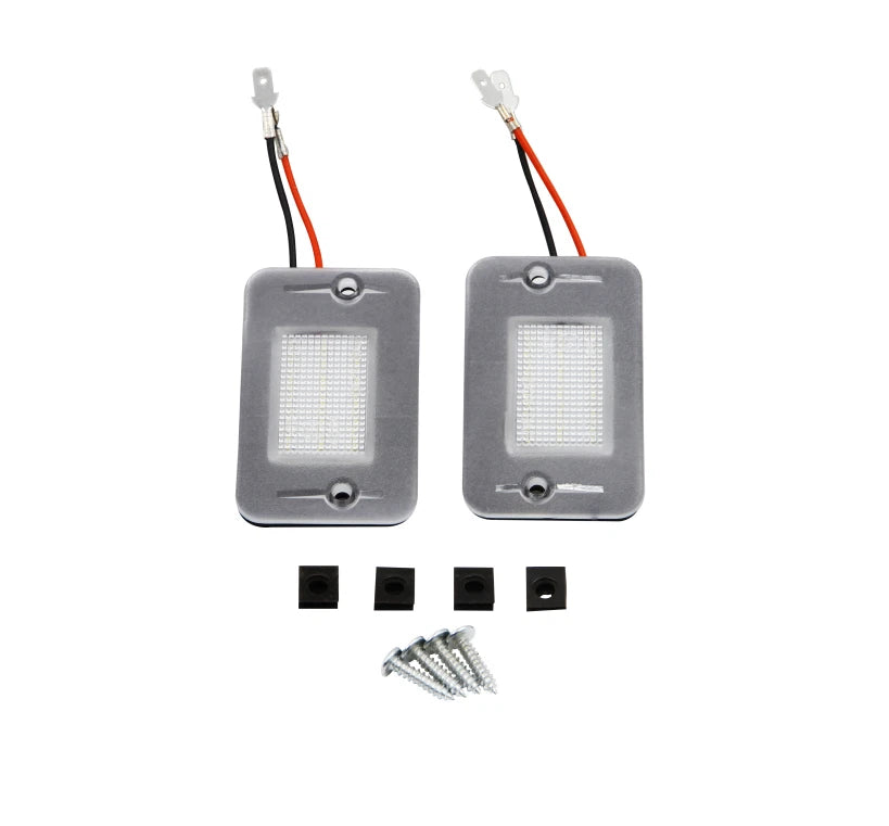 2X White LED License Plate Lights for Land Rover Discovery 1 2 (1994–2004)