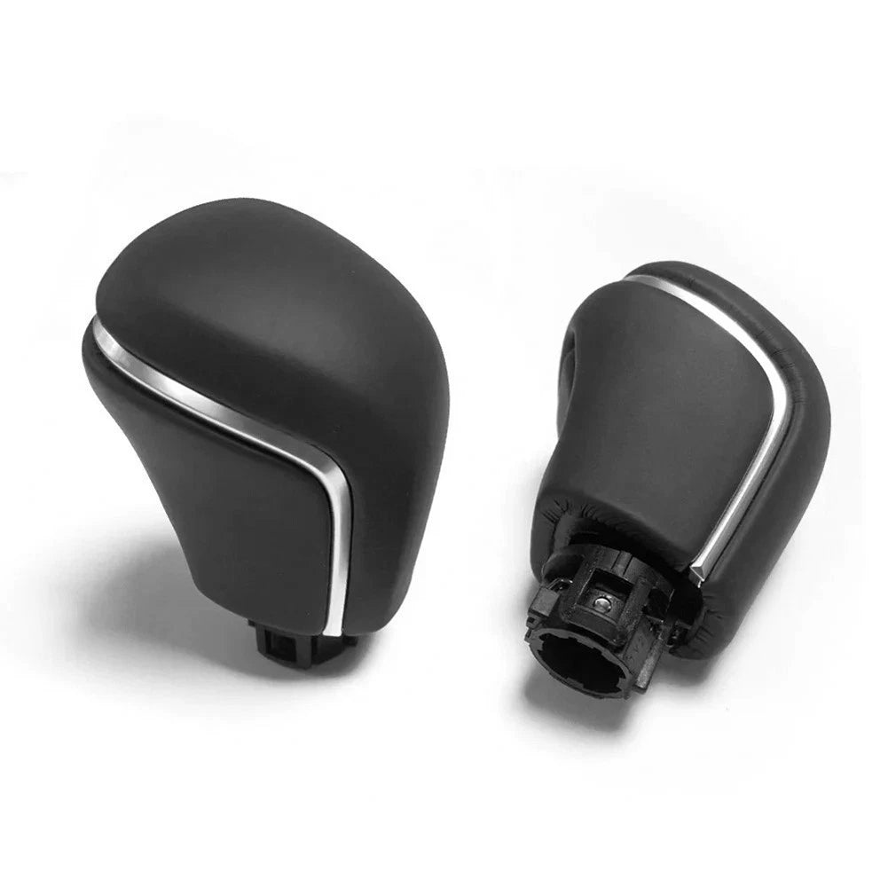 Modern Black Leather Shift Knob for Toyota Corolla, Avalon (2019)