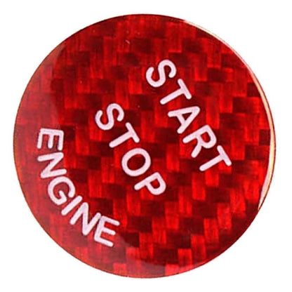 Start Button for BMW E-Chassis X5 X6 E70 E71 E90 E60 (2007–2017) Red Carbon Fiber