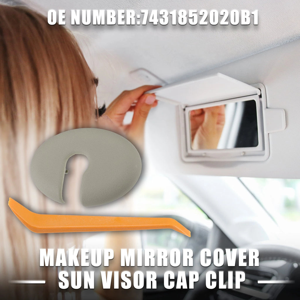 Sun Visor Clip Cover Replacement for Toyota Grey (2010–2023)