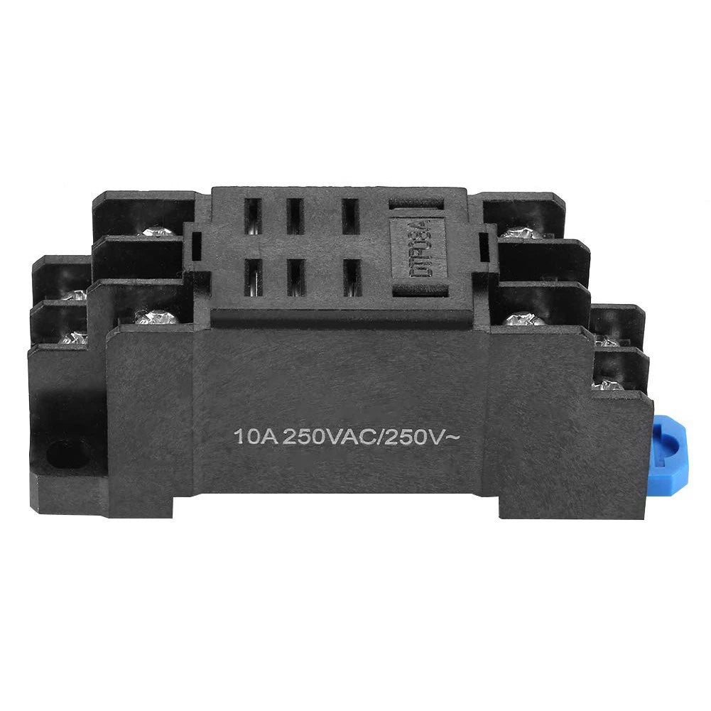 DC12V 10A DPDT Relay with PTF08A Socket for Automotive Applications