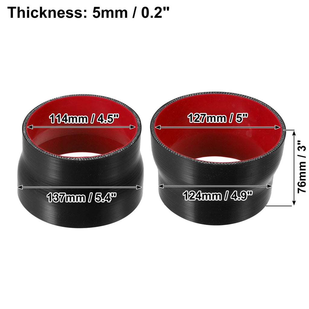 Silicone Hose Coupler for Car (114-127mm 4.5"-5" ID)