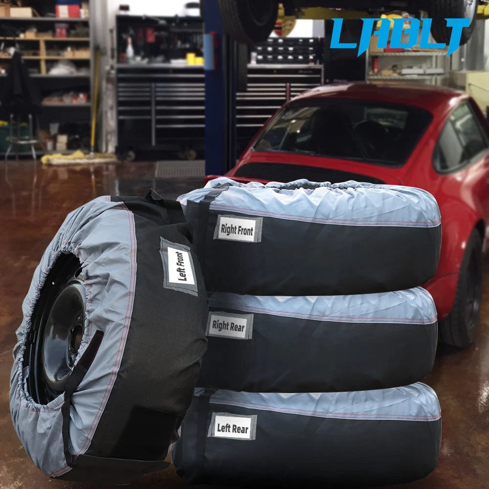 Set of 4 Tyre Cases for (600D Waterproof)