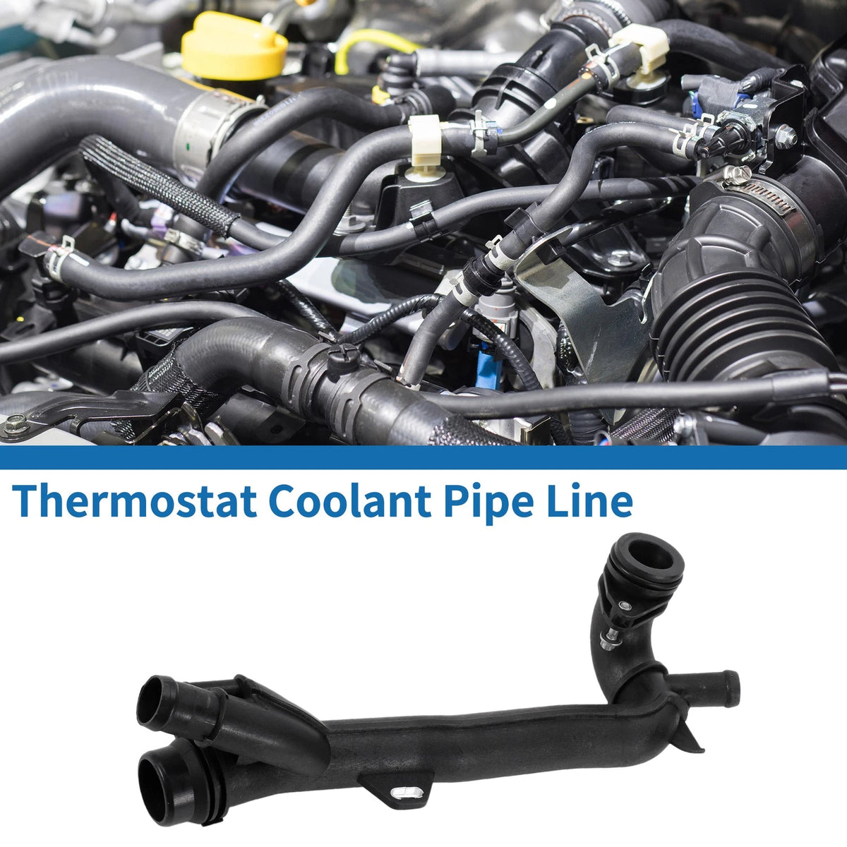 Thermostat Coolant Pipe Line Replacement for Mercedes-Benz C300 (2019–2022)
