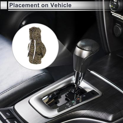 Gear Shift Knob Cover for Car SUV Truck (Leopard Print)