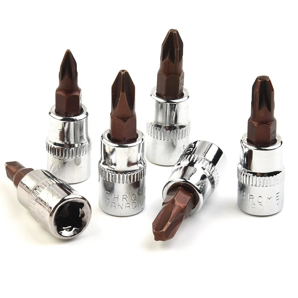 Bit Screwdriver Bit 38mm 6.35mm 1/4" Chrome Vanadium Steel PH1
