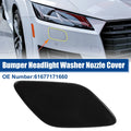 1pc Front Headlight Washer Cover Cap for BMW 335i Glossy Black (2011–2020)