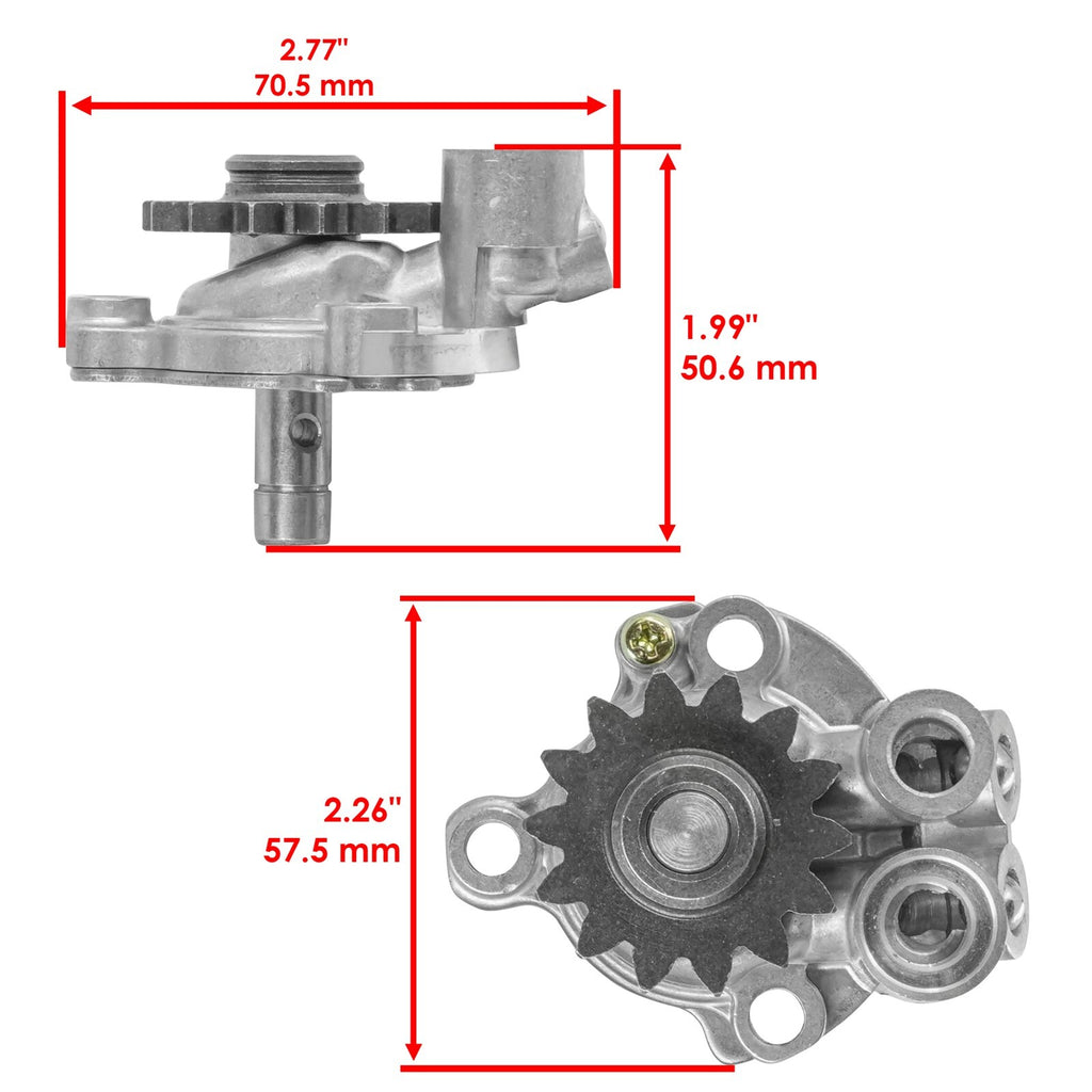 Caltric Oil Pump Replacement for Yamaha WR250F (2001–2013)