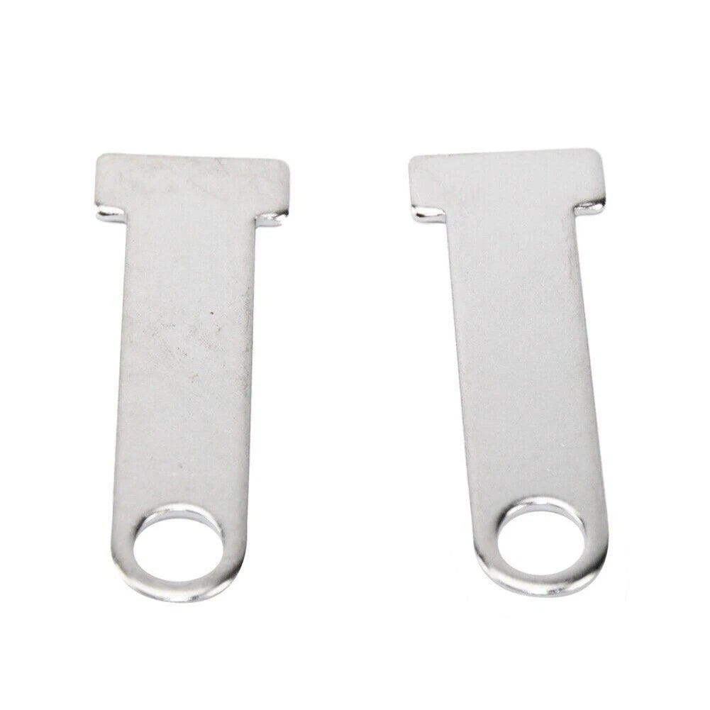 D-Ring Lock Extensions for Helmet (1 Pair) - Stainless Steel