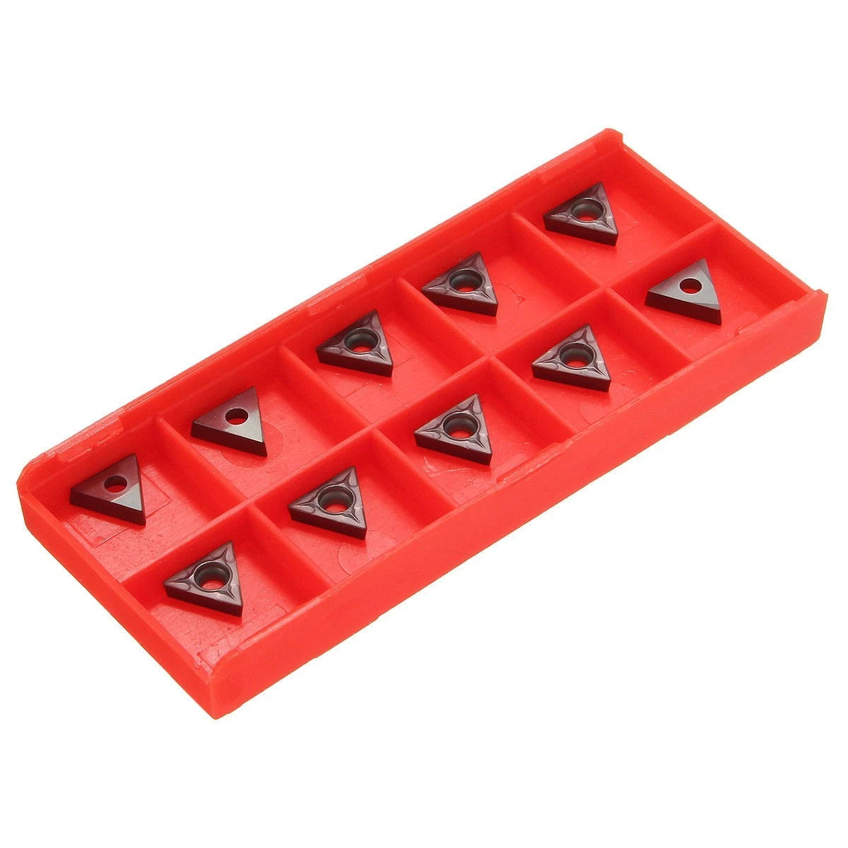 10Pcs TCMT 731 Carbide Inserts for Lathe Turning Tools (C6 Grade)