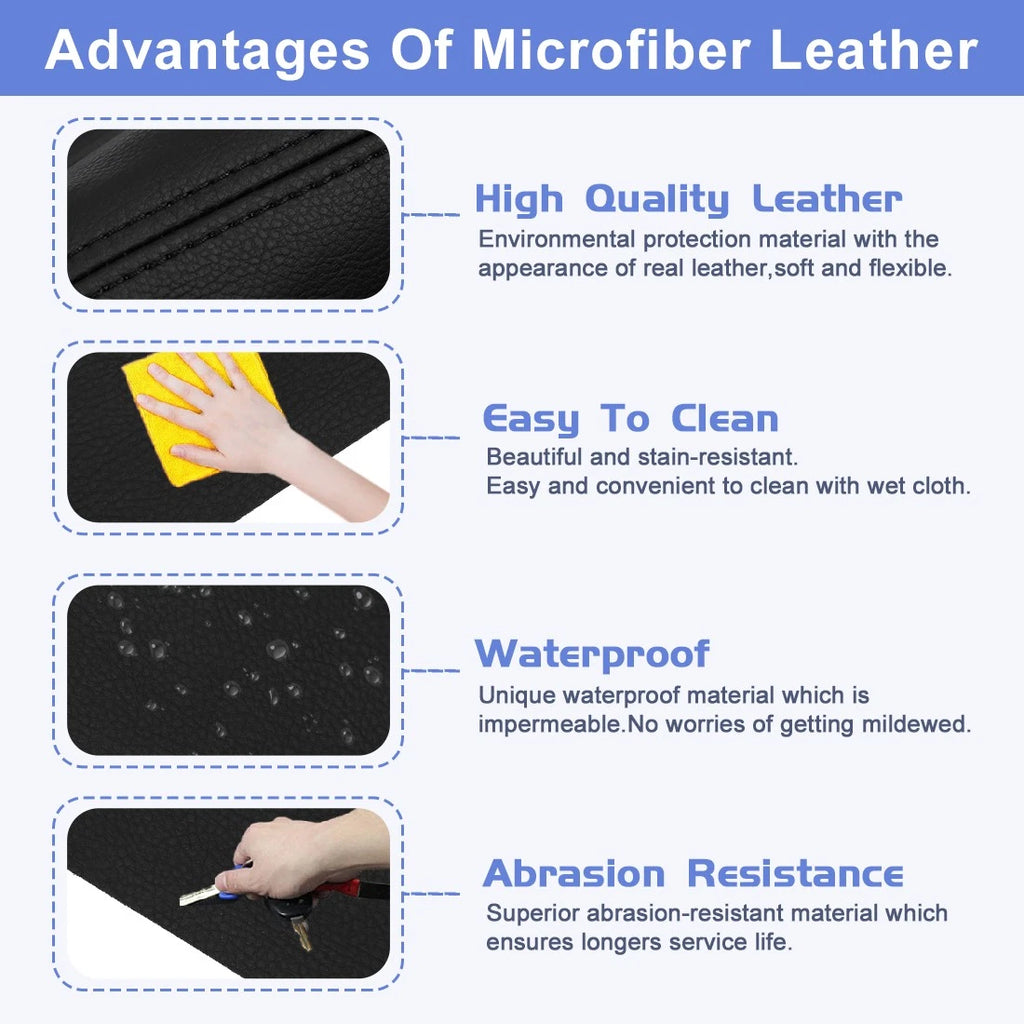 Door Panel Insert Card Leather Cover Left Right for Volkswagen Beetle (1998–2010)