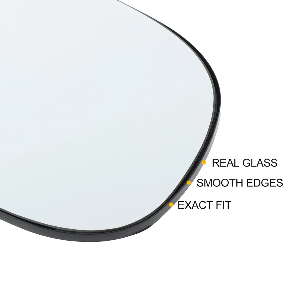 Left Side Heated White Mirror Glass for Citroen C2 C3 (2003–2009)