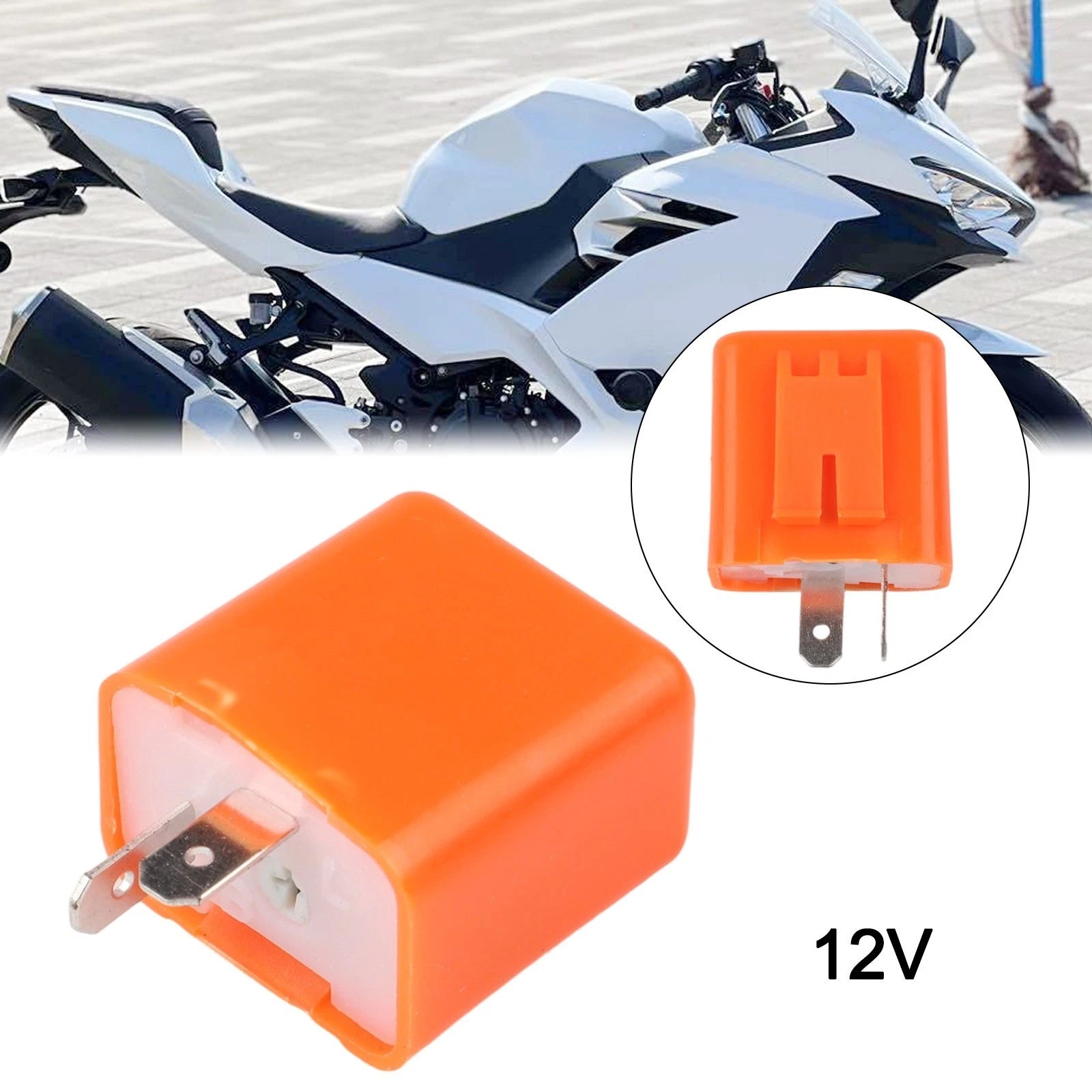 LED Adjustable Motorcycle Flasher Relay A+ Turn Signal Indicator
