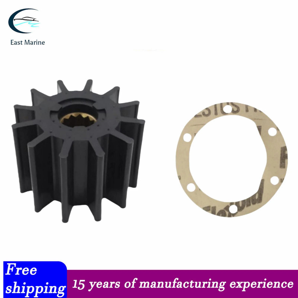 Jabsco 17935-0001-P 12 Blade Neoprene Impeller Kit