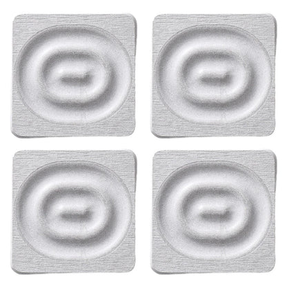 Set of 4 Absorbent Diatomaceous Earth Coasters for Desk Protection