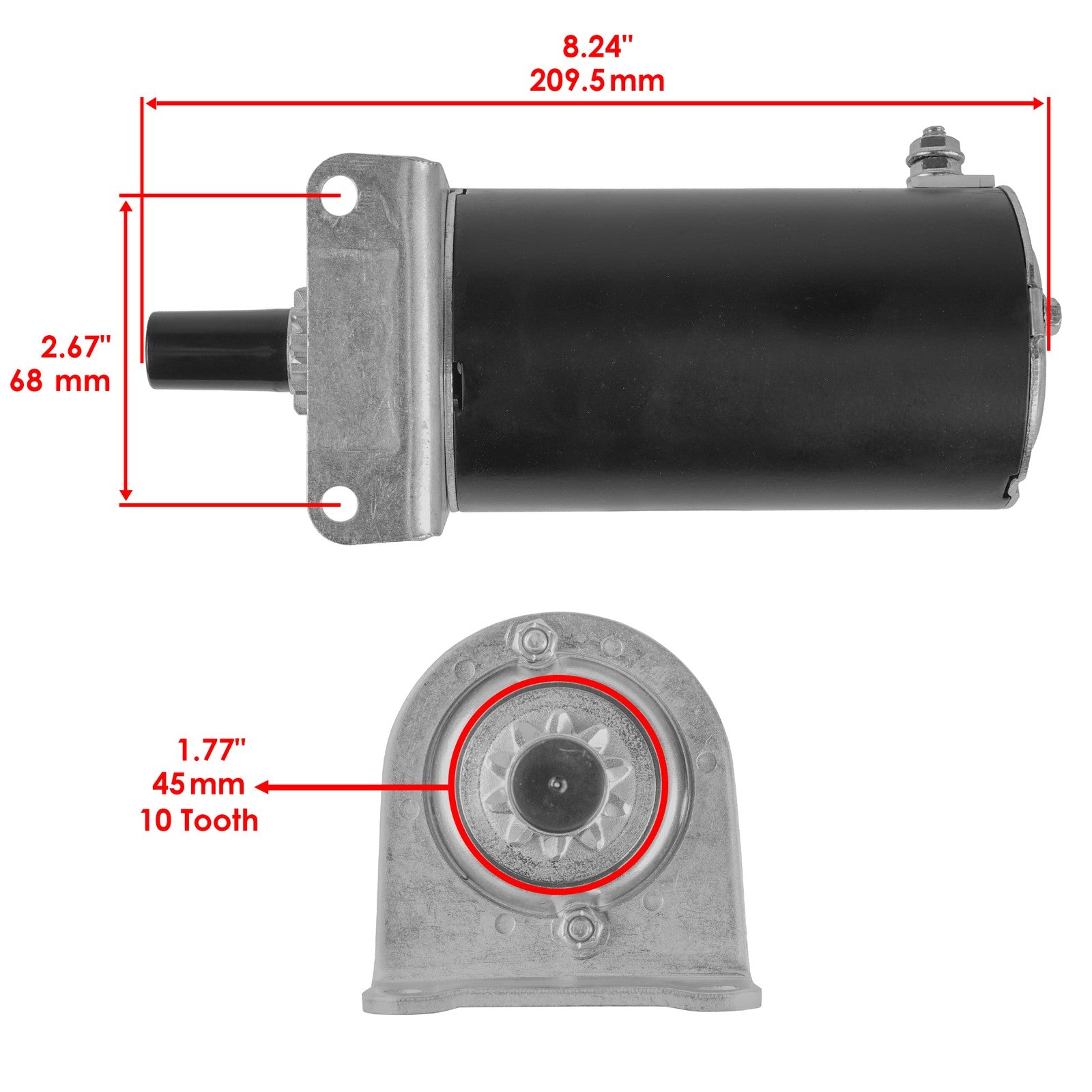 Starter Replacement for Cub Cadet Mower with Kawasaki Engine (15–23)