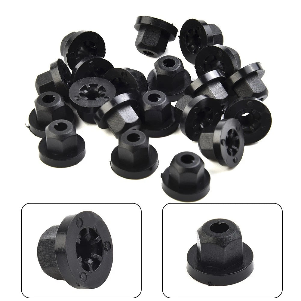 Plastic Nut with Ring for BMW E46 E60 E90 E91 X3 (4.5mm Hole)