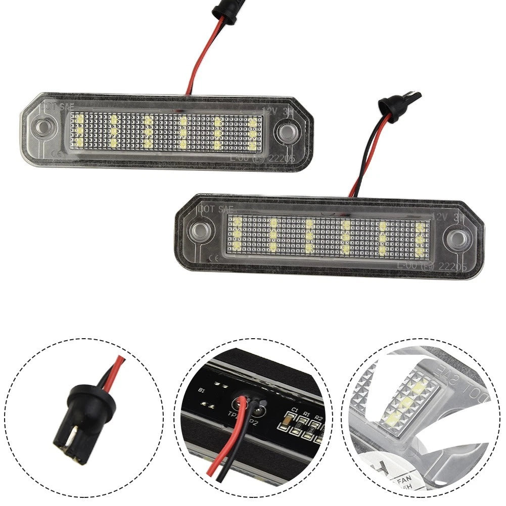 LED White License Plate Light for X2