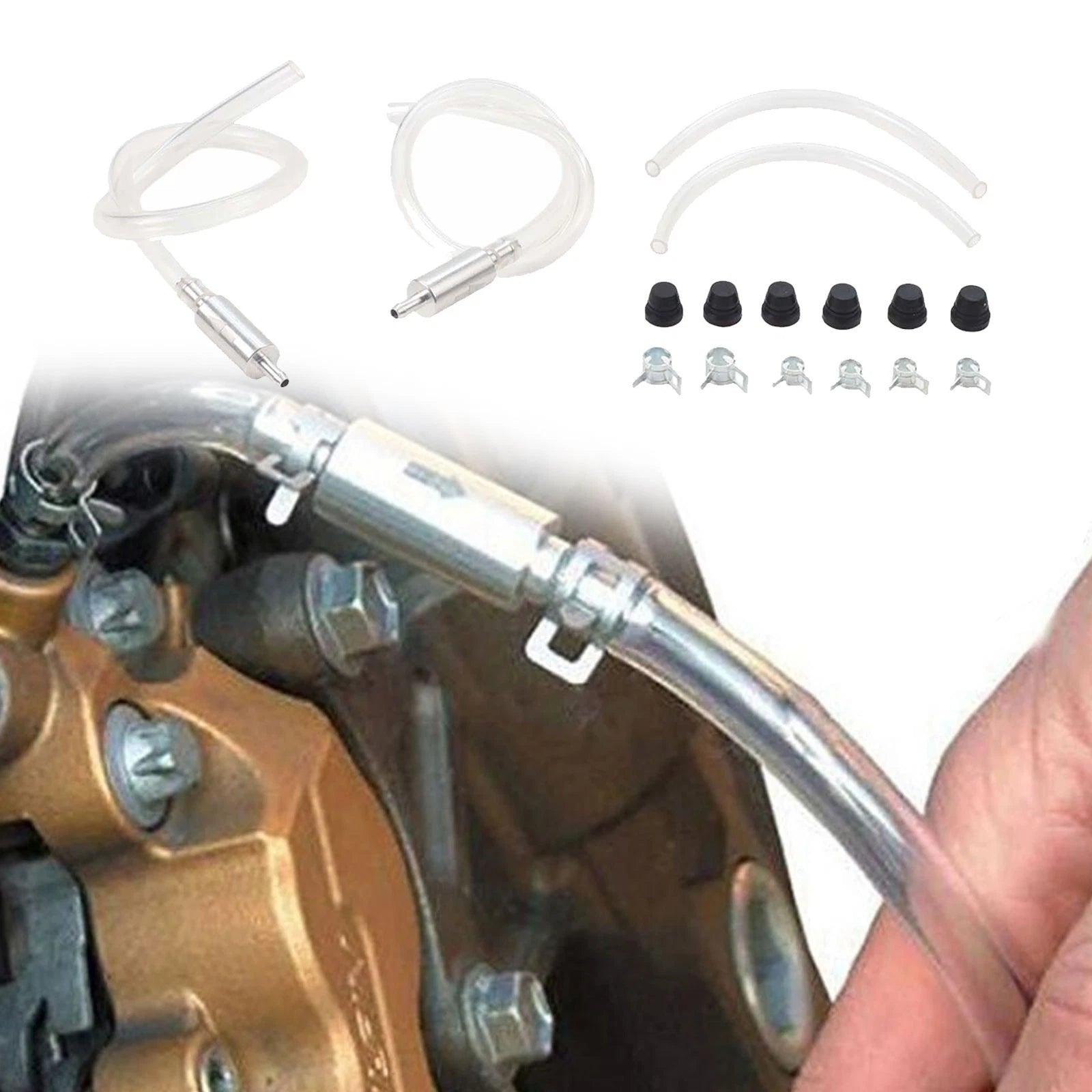 Brake Bleed Tool for - Adjustable Hose Length
