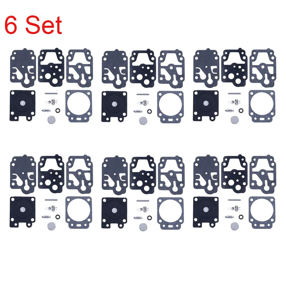 Set of 6 Carburetor Gasket Kits K10-WYC for Walbro WYC Homelite Trimmer