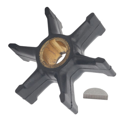 Outboard Water Pump Impeller & Key for Evinrude Johnson 35 40 50 55 HP Engine