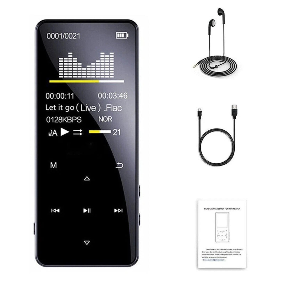 Bluetooth Music Radio Recorder with Quick Charge Technology