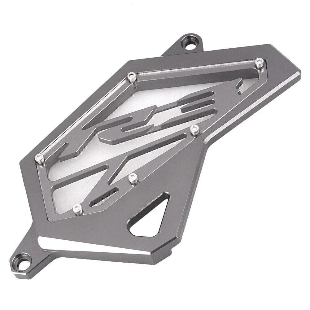 CNC Grey Front Sprocket Cover Chain Guard for Yamaha YZF R25 R3 (2015–2016)