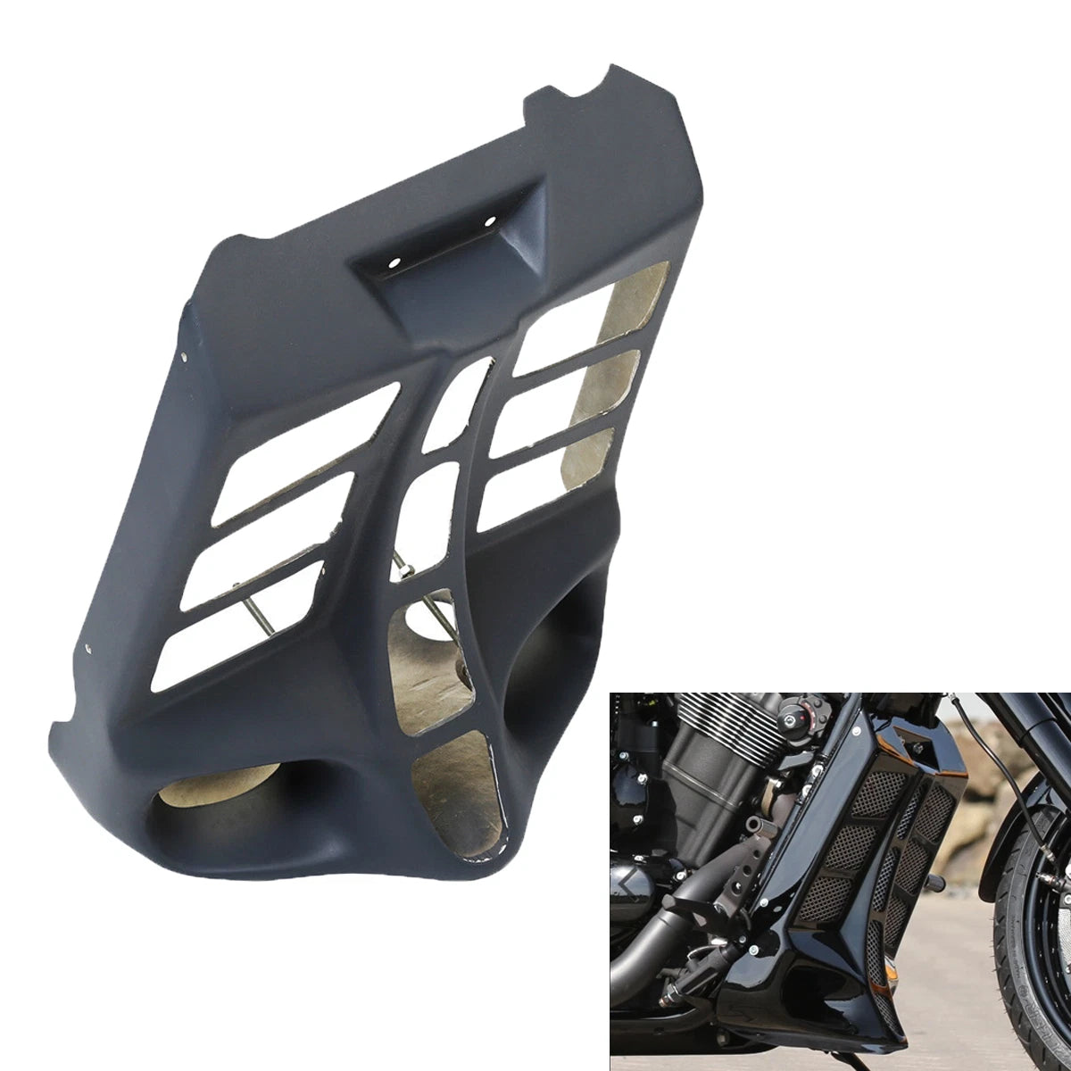 Fiberglass Radiator Cover for Harley Night Rod VRSCDX (2007–2011)