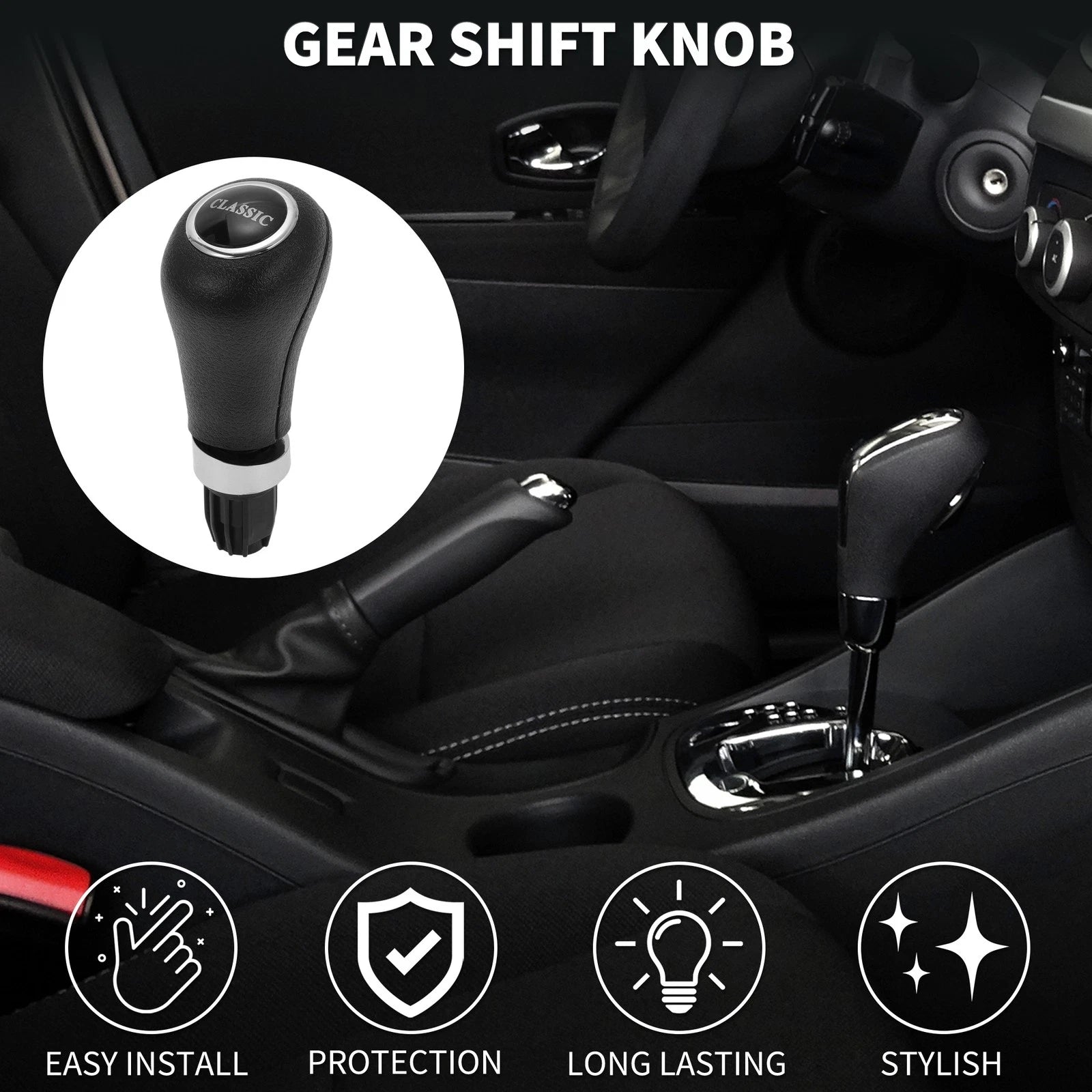 Automatic Gear Shifter Knob Replacement for Mercedes-Benz C-Class (2000–2019)