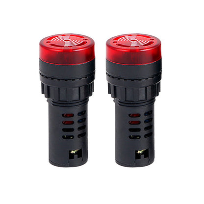 2X LED Signal Light Buzzer Alarm for Universal Applications (12V)