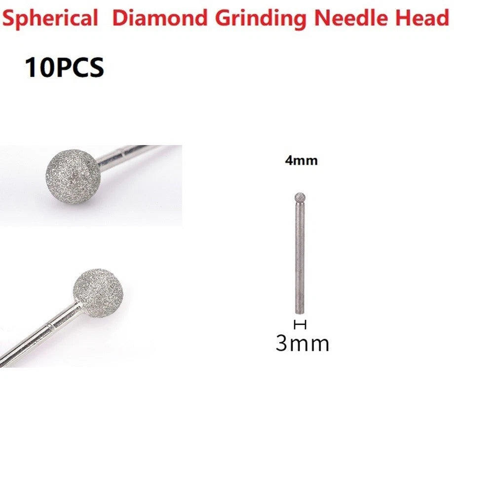 Grinding Needle Head Dressing Kit for Carving Tools (4/5/6/8/10/12mm)