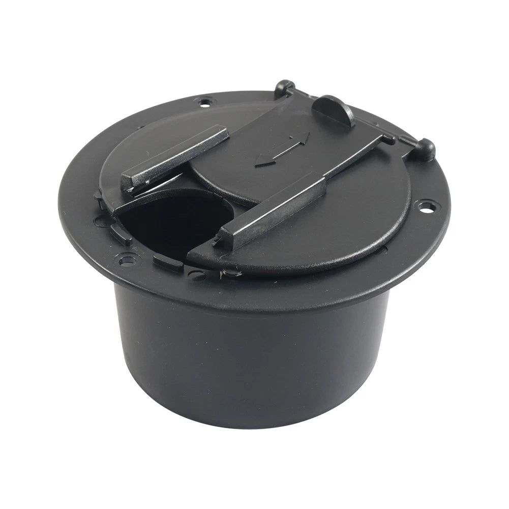 Round Electric Power Cord Cable Hatch Cover for RV Camper Trailer